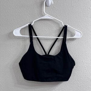 Paragon Fitwear Black Crisscross Sports Bralette